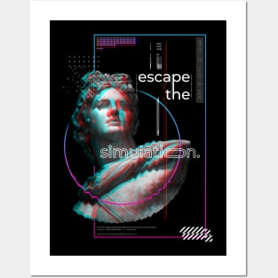 Modern 3D Art - Glitch Quote Posters and Art